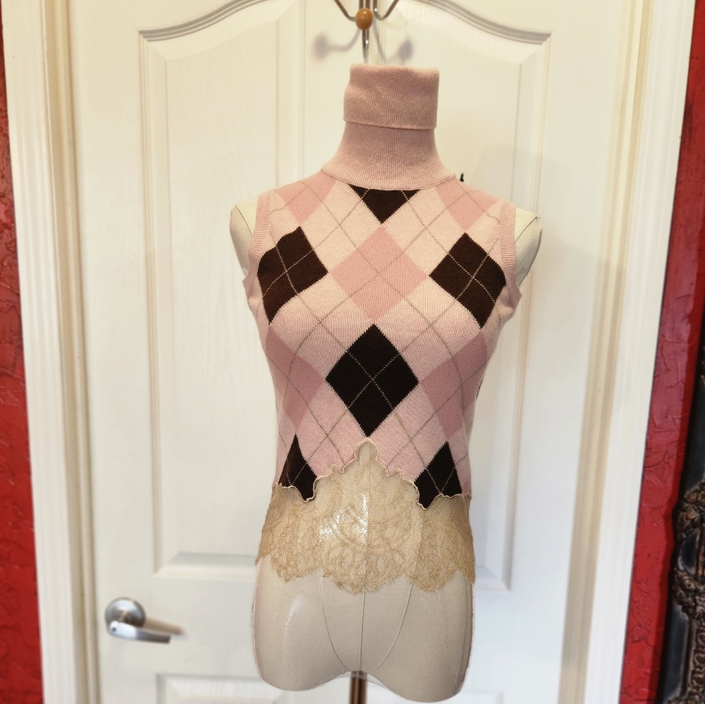 RED VALENTINO TURTLE NECK SWEATER